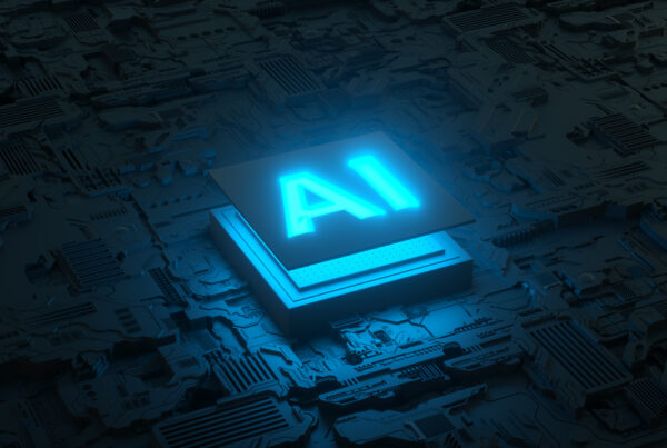 Imatge de Circuit Board And Ai Micro Processor, Artificial Intelligence Of Digital Human. 3d Render